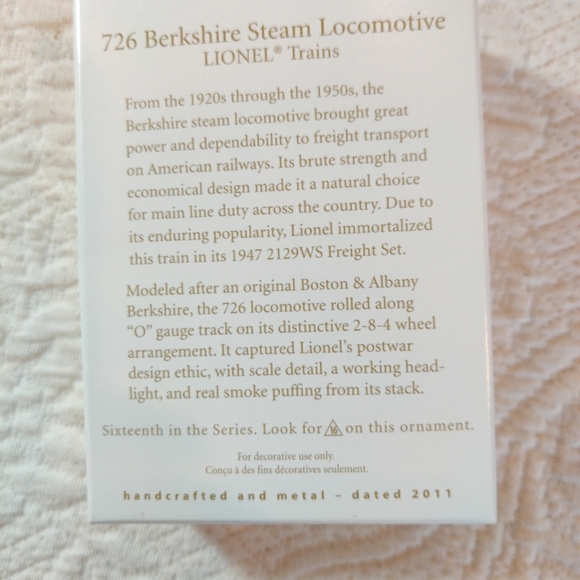 5 Hallmark Lionel Train Ornaments Series Of Keepsake Trains New In Boxes - Picture 6 of 16